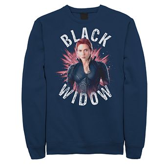 Men's Marvel Black Widow Burst Sweatshirt