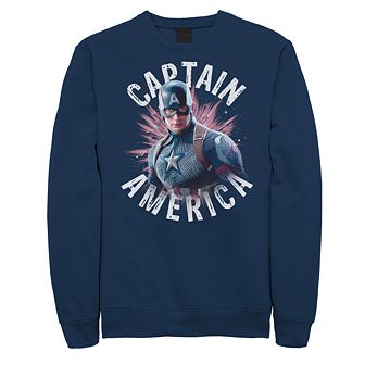 Men's Marvel Avengers Endgame Captain American Sweatshirt