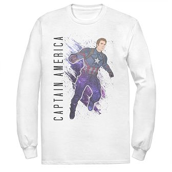 Men's Marvel Avengers Endgame Captain America Poster Tee