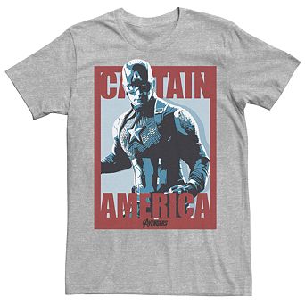 Men's Marvel Avengers Endgame Captain America Tee