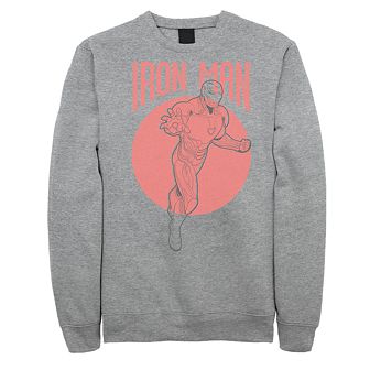 Men's Marvel Avengers Endgame Iron Man Circle Sweatshirt