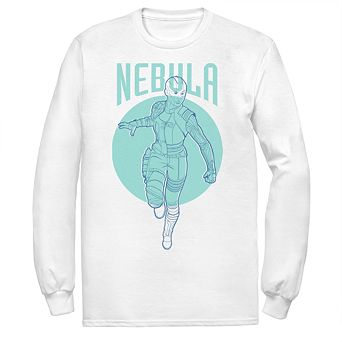 Mens Marvel Avengers Endgame Nebula Poster Tee