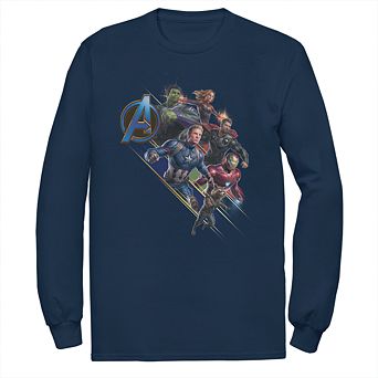 Men's Marvel Avengers Endgame Logo Hero Group Tee