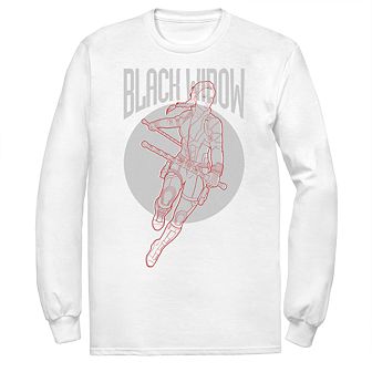 Men's Marvel Avengers Endgame Black Widow Tee
