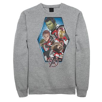 Men's Marvel Avengers Endgame Group Pose Sweatshirt
