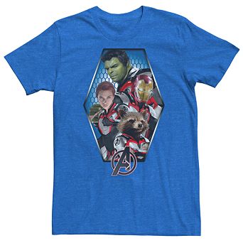 Men's Marvel Avengers Endgame Group Suit Pose Tee