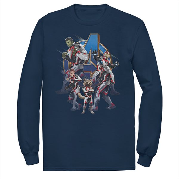 Marvel Avengers Assemble Men's Stylish Long Sleeve Sweater Shirt Sizes S M L XL 