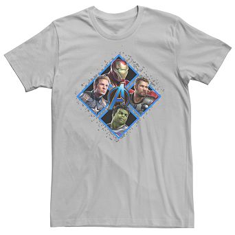 Men's Marvel Avengers Endgame Team Square Tee
