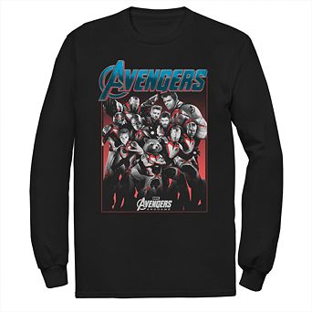Men's Marvel Avengers Engame Group Suit Pose Tee