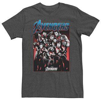 Men's Marvel Avengers Engame Group Suit Pose Tee