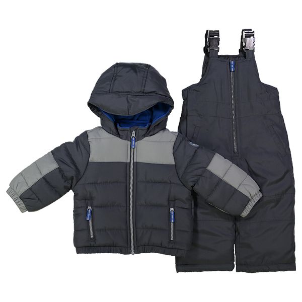 OshKosh B'Gosh Baby Boys' Ski Jacket and Snowbib Snowsuit Set 