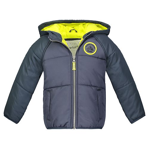 Toddler Boy Carter's Quilted Heavyweight Hooded Jacket