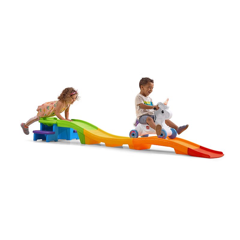 Step2 Unicorn Up & Down Roller Coaster, Multicolor