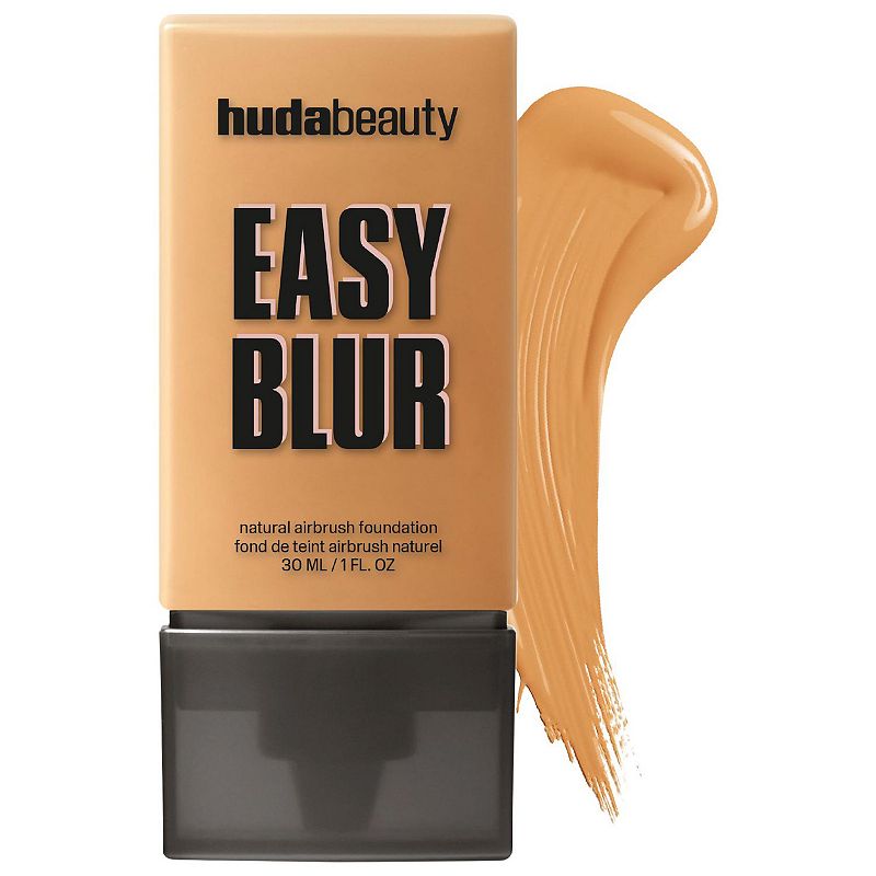 HUDA BEAUTY Easy Blur Natural Airbrush Foundation with Niacinamide, Size: 1 FL Oz, 420g Toffee