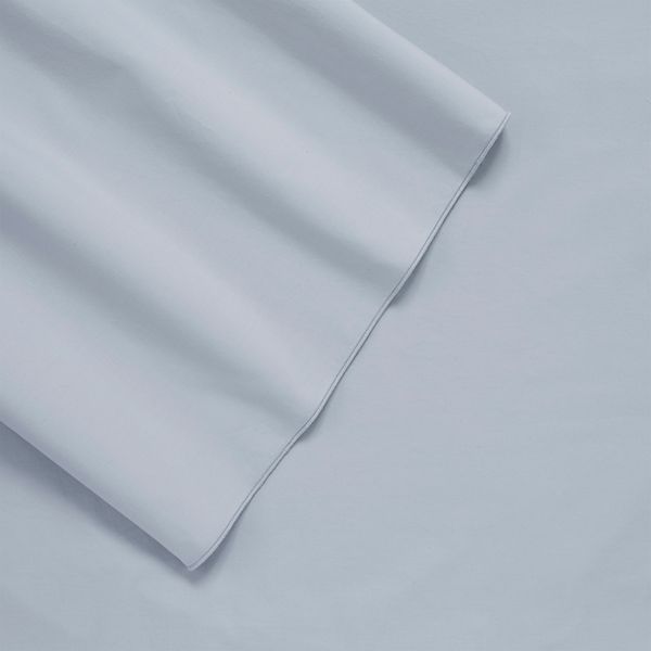 Martex 200 Thread Count Organic Cotton Full Sheet Set - Soft, Breathable (4pc), Blue