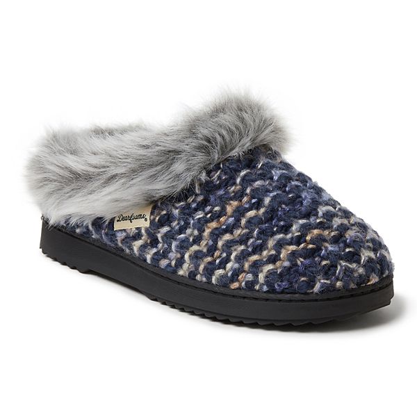 Dearfoam sweater knit discount slippers