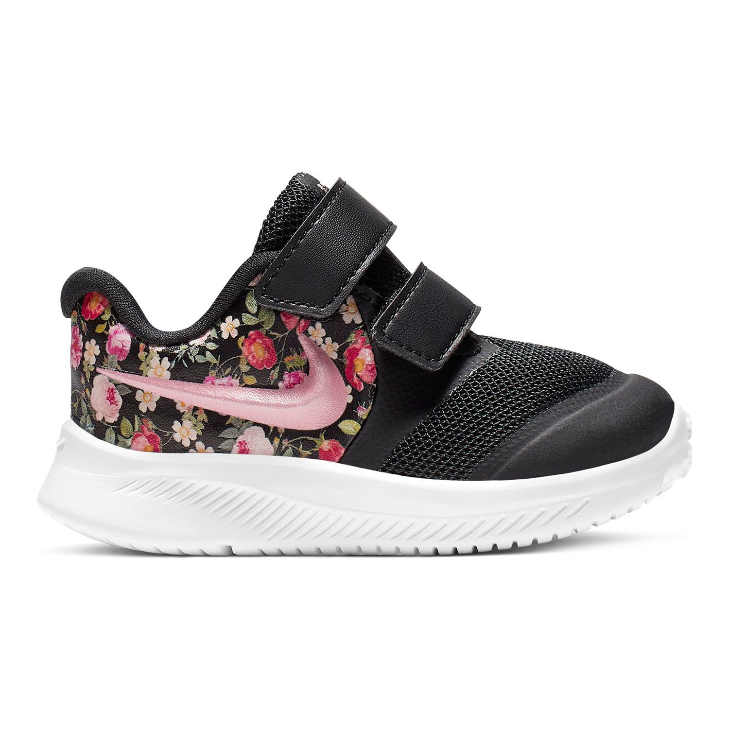 toddler girl black and pink nike shoes