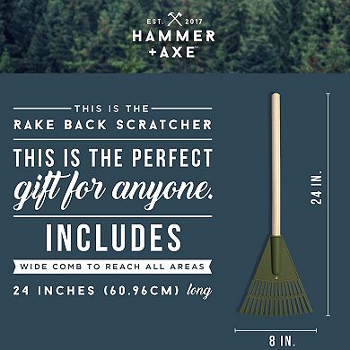 Hammer & Axe Back Scratcher Rake