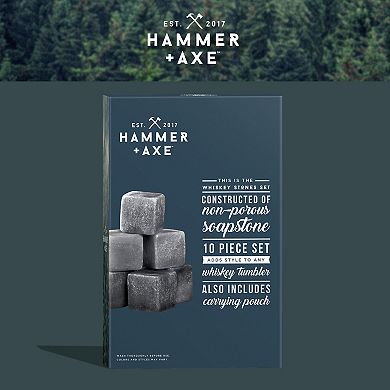 Hammer & Axe Whiskey Stones