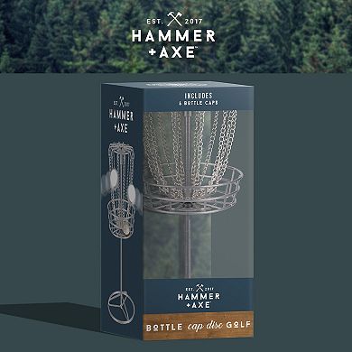 Hammer & Axe Game Bottle Cap Micro Disc Golf