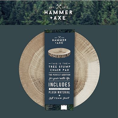 Hammer & Axe Chair Pad Tree Stump