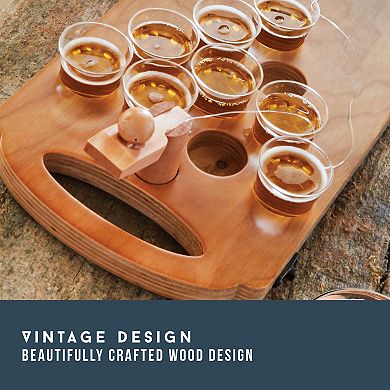 Hammer & Axe Game Wood Beer Pong Mini