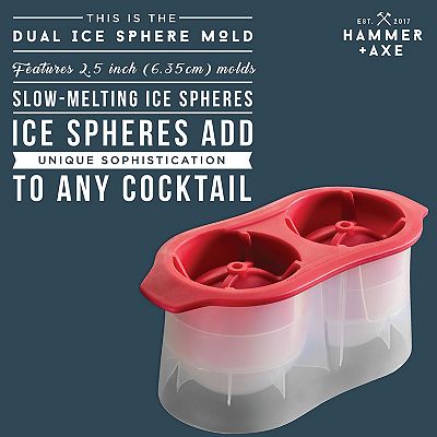 Hammer & Axe Ice Mold 2 Sphere