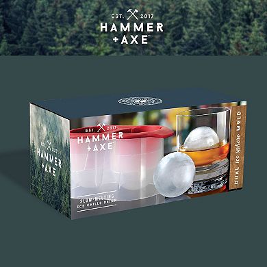 Hammer & Axe Ice Mold 2 Sphere