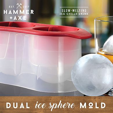 Hammer & Axe Ice Mold 2 Sphere