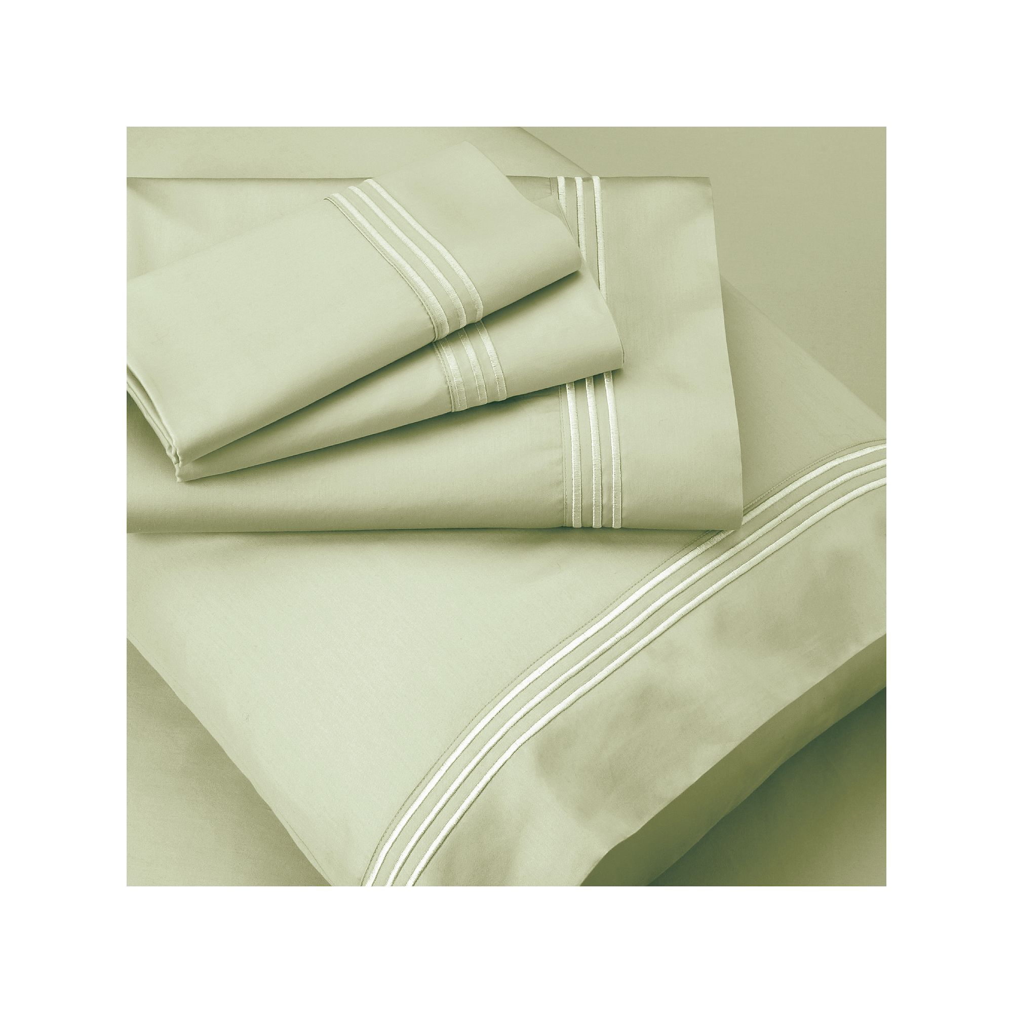 PureCare Celliant Hi-Performance Recovery Sheet Set or Pillowcase Set, Gree