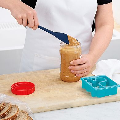 Tovolo Flex-Core All Silicone Jar Scraper Scooper Spatula