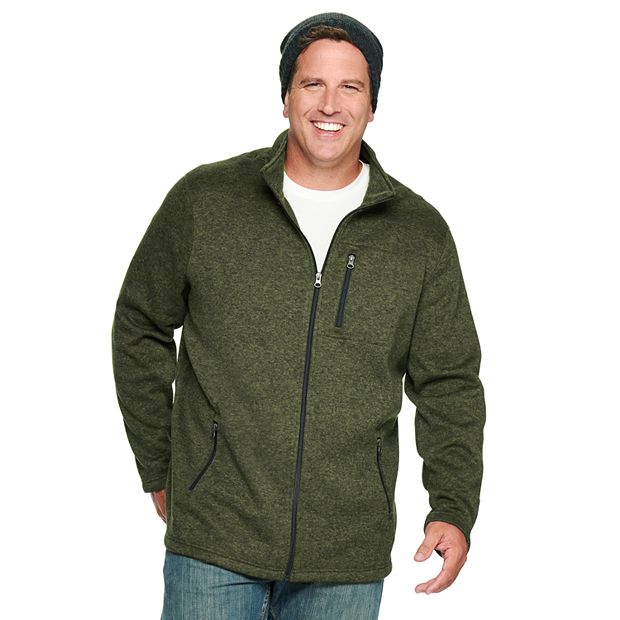 Big & Tall Sonoma Goods For Life® Supersoft Sweater Fleece Zip Jacket