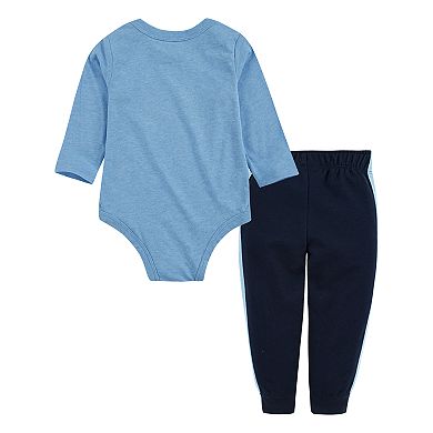 Baby Boy Nike 2 Piece Bodysuit & French Terry Pants Set