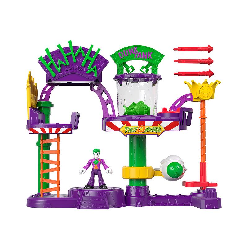 UPC 887961717433 product image for Fisher-Price Imaginext DC Super Friends The Joker Laff Factory, Multicolor | upcitemdb.com