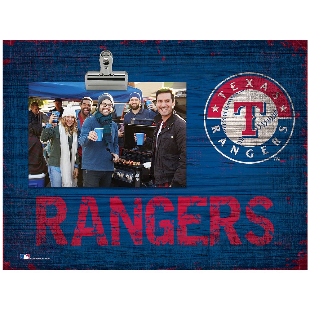 MLB Texas Rangers Clip Frame 10in x 8in