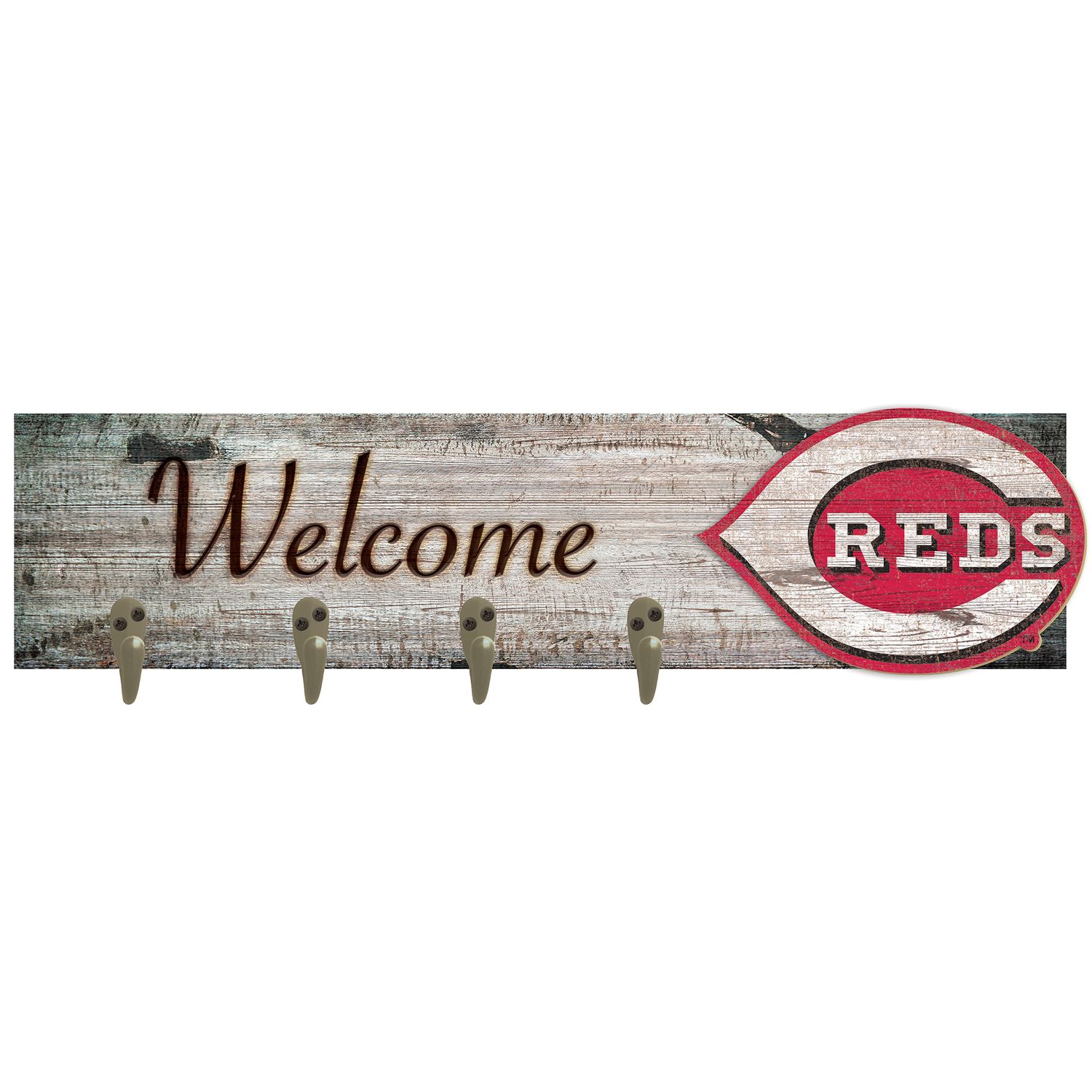 Cincinnati Reds 7 x 12 Wood Pennant