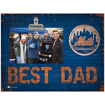 New York Mets "Best Dad" Clip Photo Frame