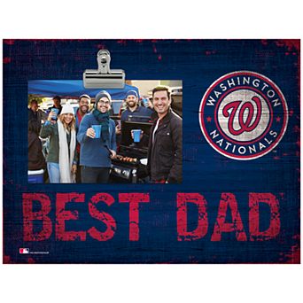 Washington Nationals "Best Dad" Clip Photo Frame