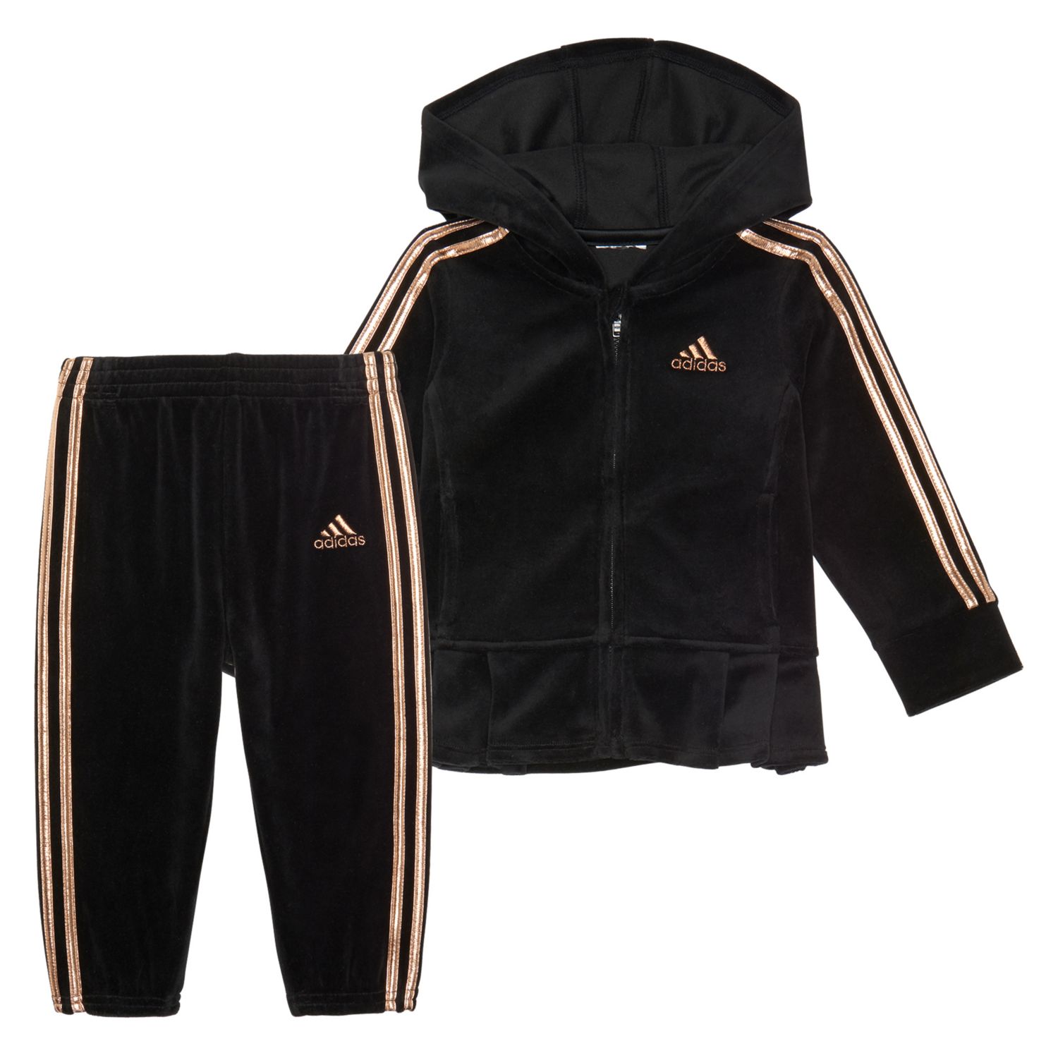 adidas pants and jacket for girls
