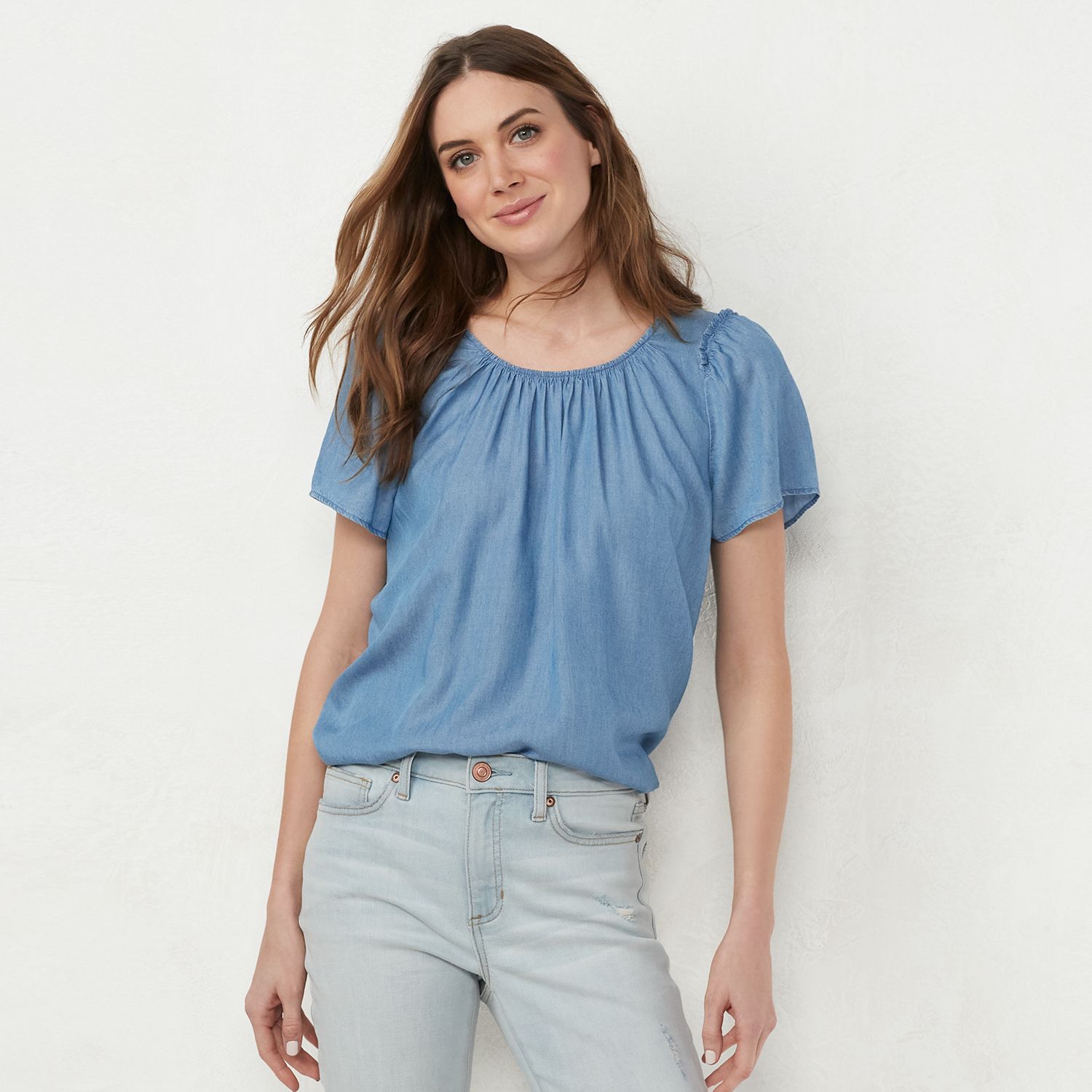 womens flowy top