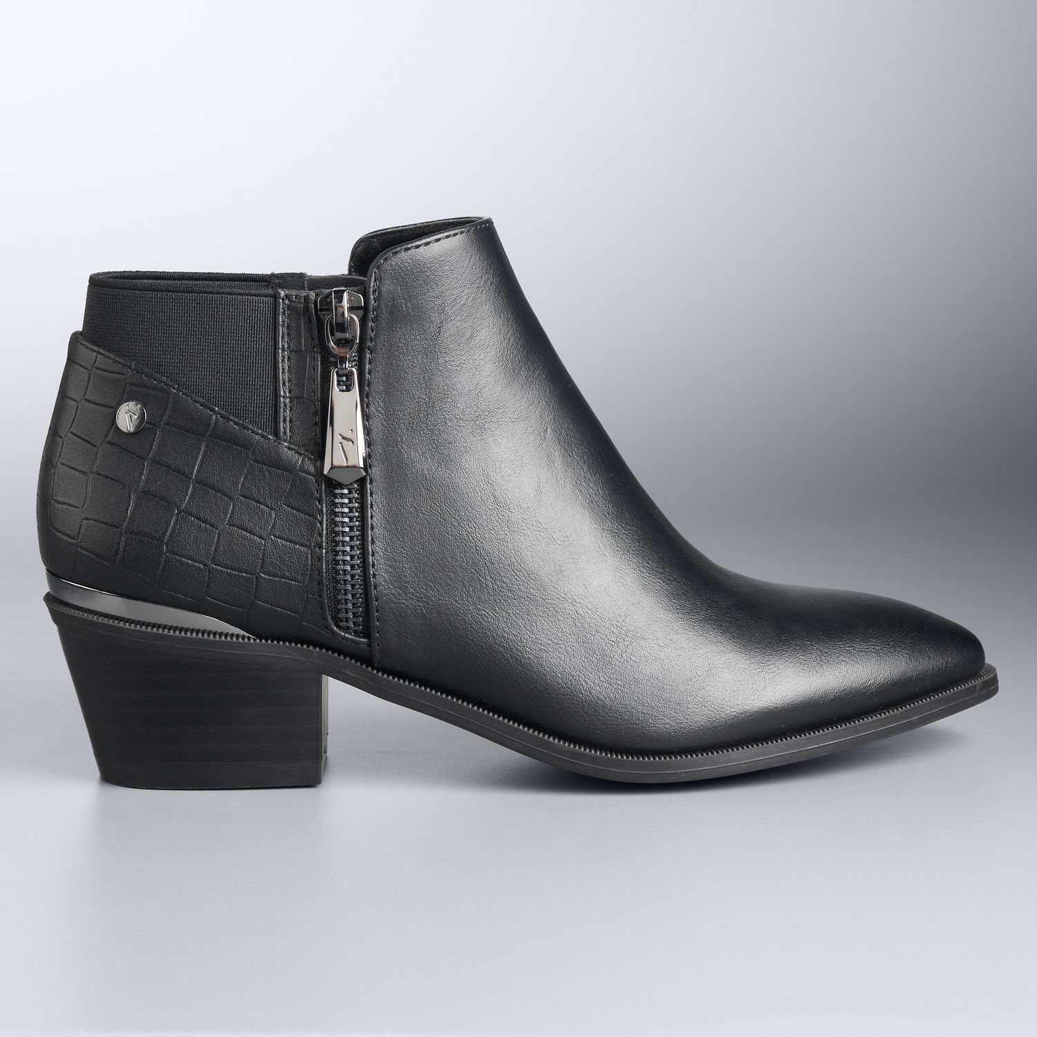 womens black ankle boots