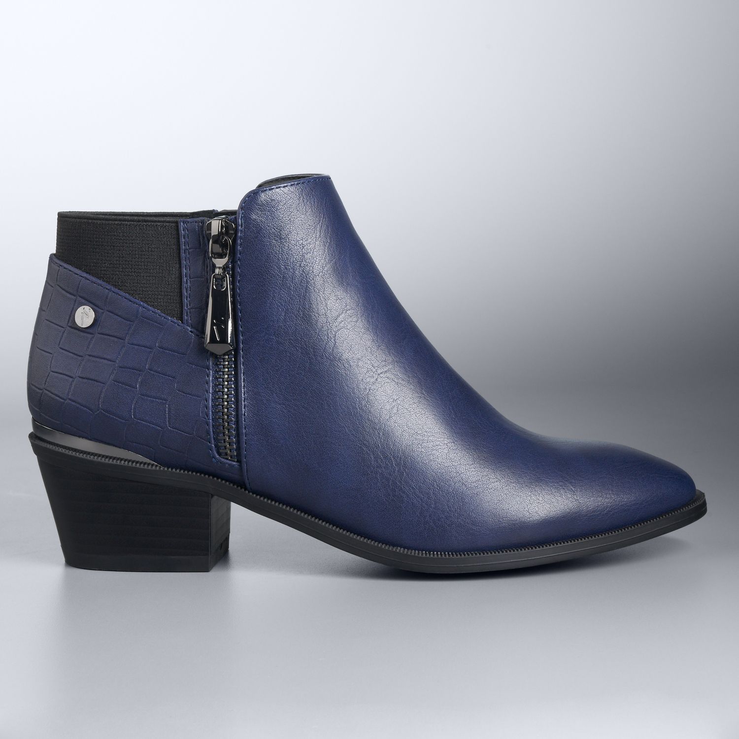 womens navy blue boots