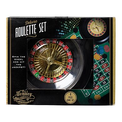 Wembley Game Deluxe Roulette Set with Chips