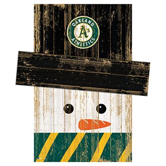 Oakland Athletics Snowman Head