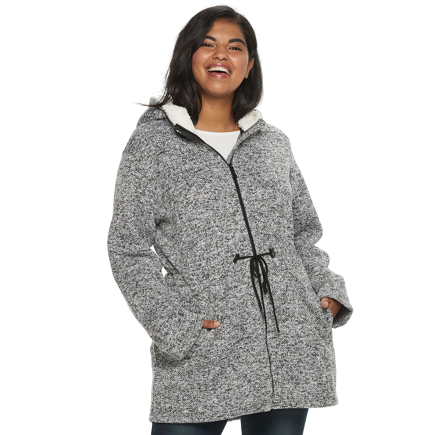 kohls womens jackets with hoods