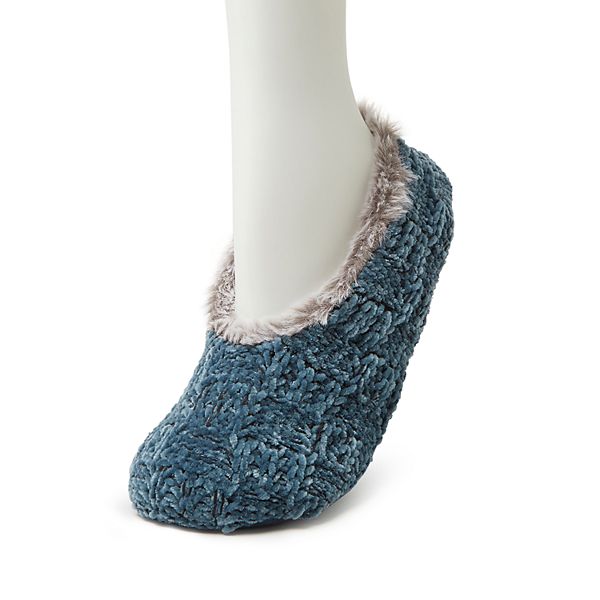 Women's Dearfoams Toasty Chenille Knit Slipper Socks