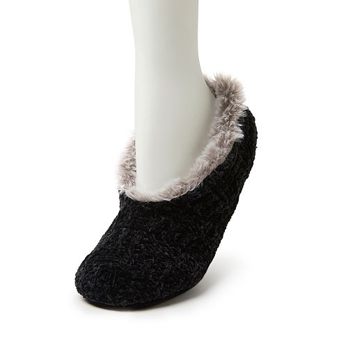 Women's Dearfoams Toasty Chenille Knit Slipper Socks