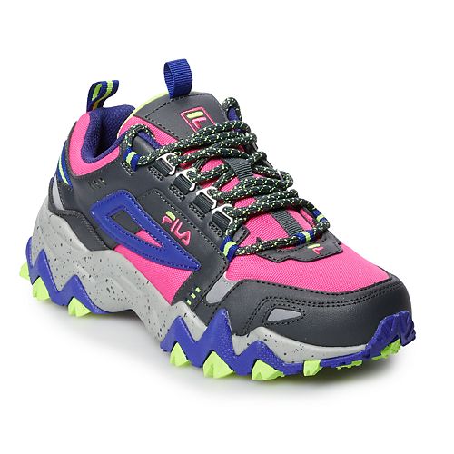 Ladies pink hotsell fila trainers