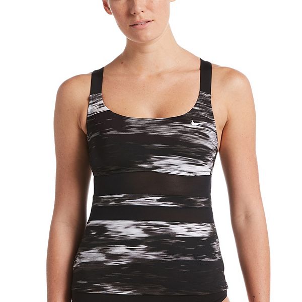 Women's Nike Print VBack Tankini Top