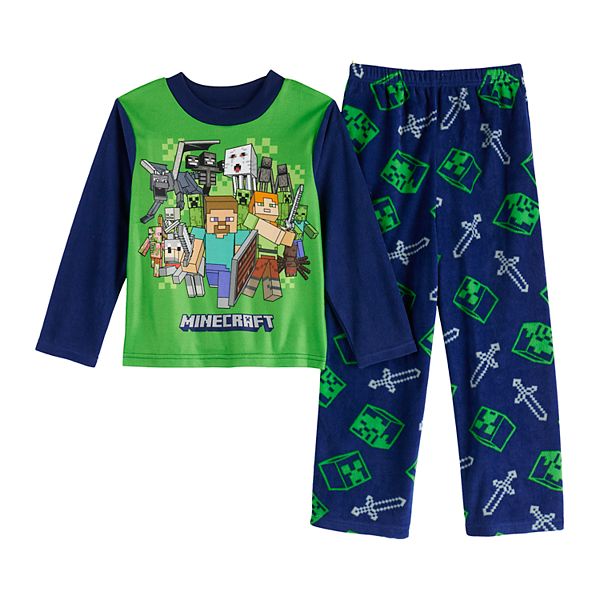 Boys 6 12 Minecraft The Hunters 2 Piece Pajama Set